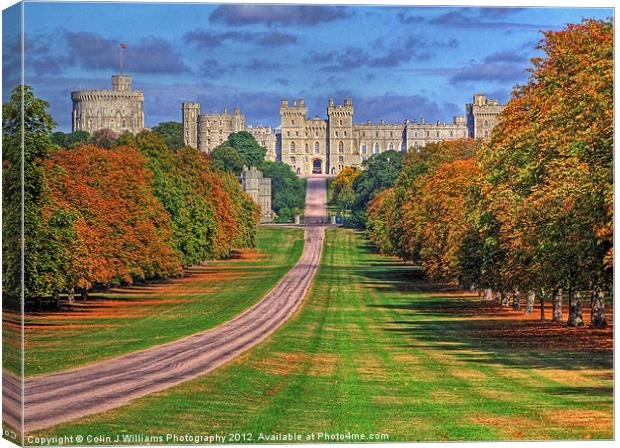 Windsor Castle 1 Canvas Print by Colin Williams Photography