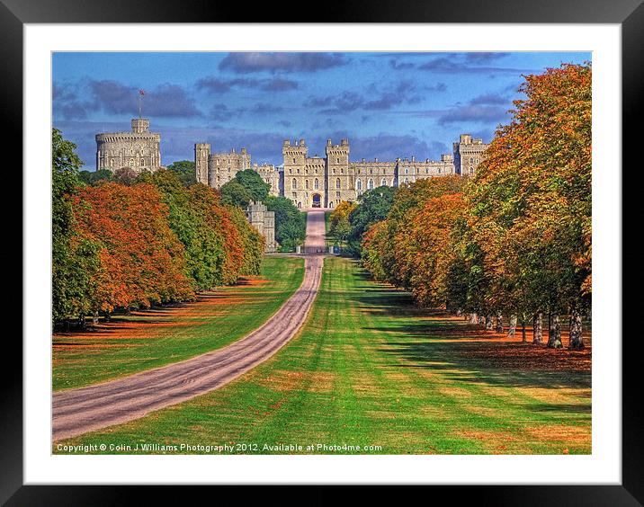 Windsor Castle 1 Framed Mounted Print by Colin Williams Photography
