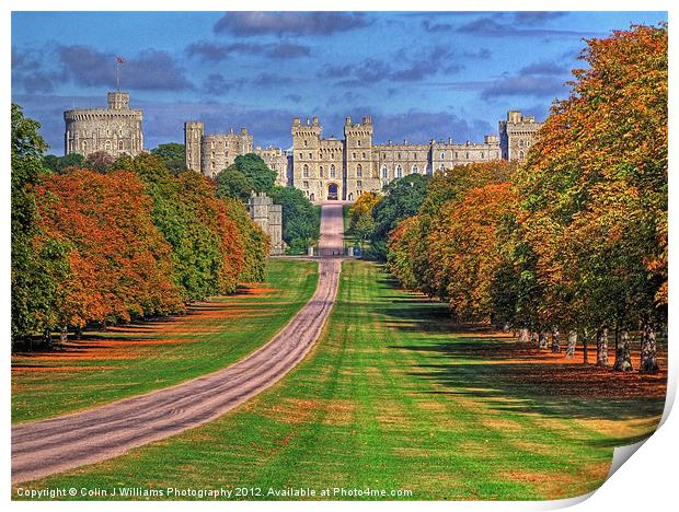 Windsor Castle 1 Print by Colin Williams Photography