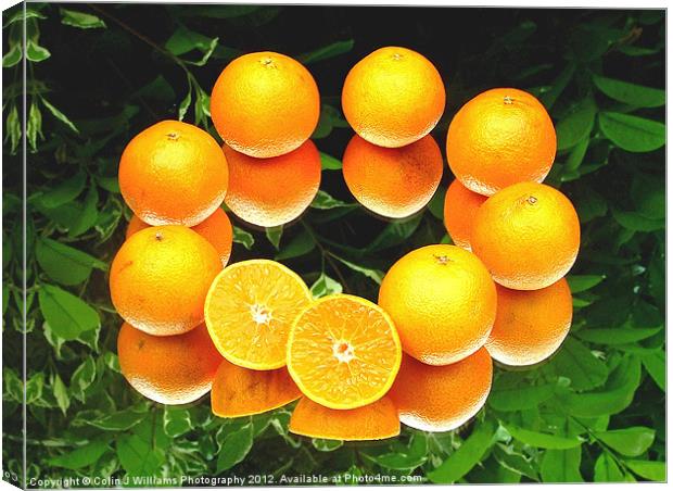 O is for Orange Canvas Print by Colin Williams Photography