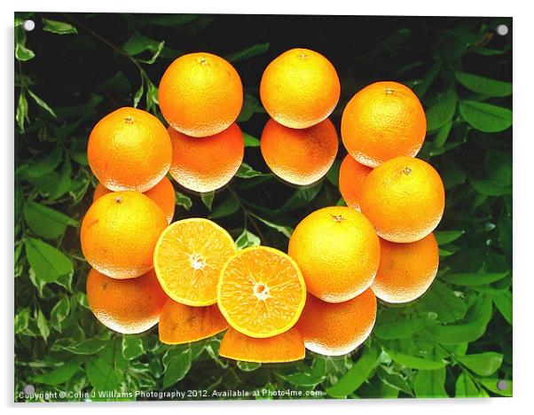 O is for Orange Acrylic by Colin Williams Photography