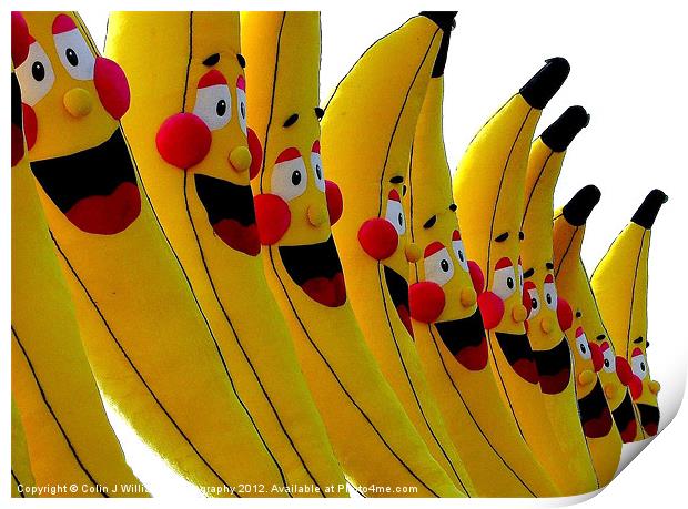 Happy Fruit! Print by Colin Williams Photography
