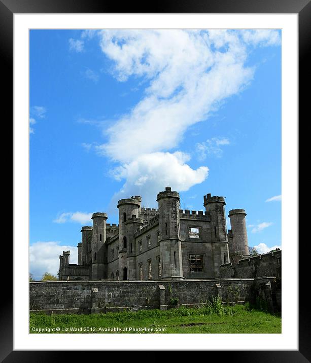 Lowther Castle Framed Mounted Print by Liz Ward