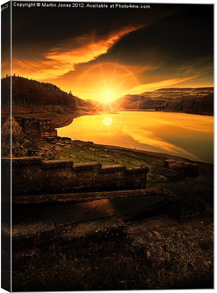 Last Light in the Valley Canvas Print by K7 Photography