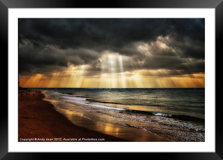 See the light Framed Mounted Print by Andy dean