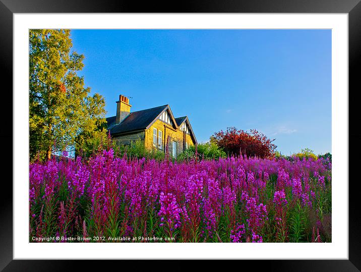 Little House on the Prairie Framed Mounted Print by Buster Brown