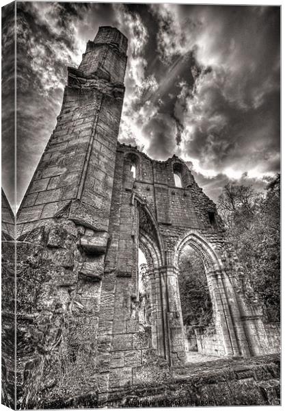 ROCHE ABBEY Canvas Print by Julie  Chambers