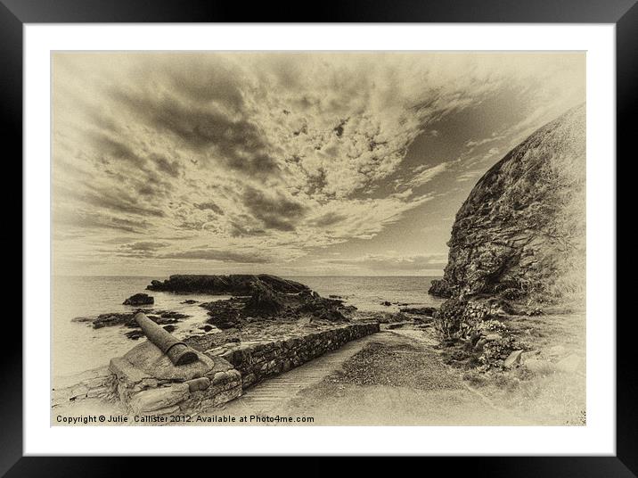 NIARBYL BEACH Framed Mounted Print by Julie  Chambers