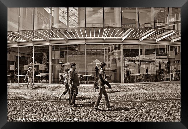 promenade Framed Print by Jo Beerens