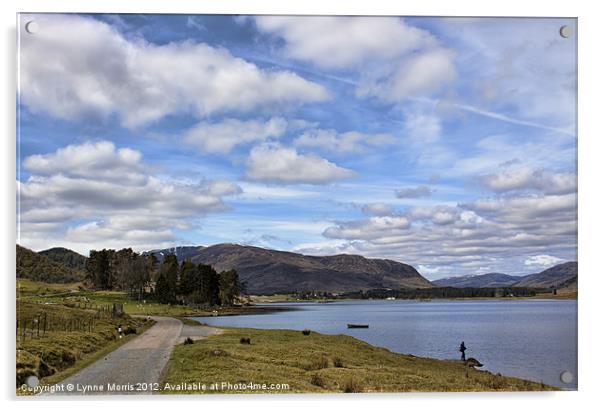 Scottish Highlands Acrylic by Lynne Morris (Lswpp)