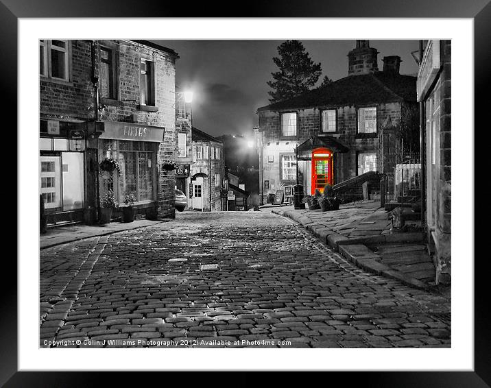 Haworth West Yorkshire - 1 Framed Mounted Print by Colin Williams Photography