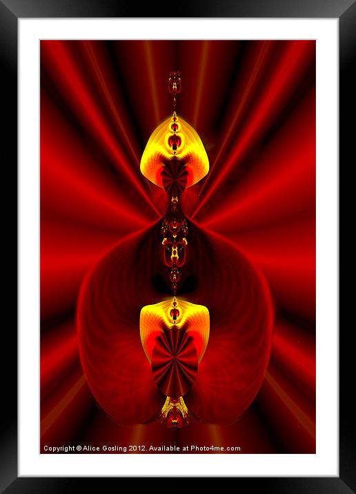 Sensual Scents Framed Mounted Print by Alice Gosling