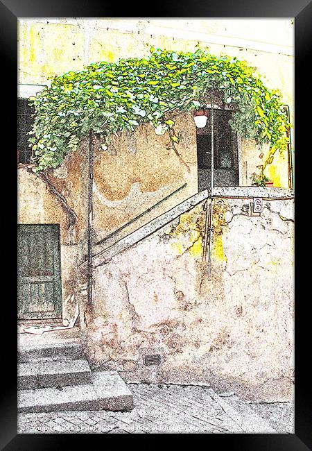 French Watercolour Framed Print by Rob Lester