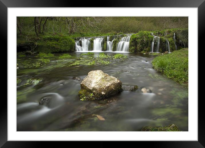 The River Lathkill, Lathkill Dale Derbyshire Framed Mounted Print by Scott Simpson