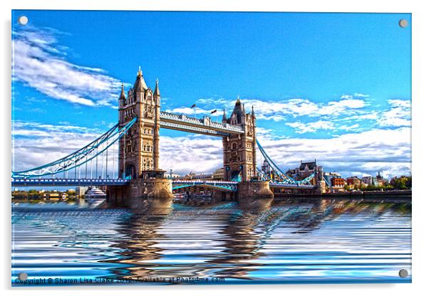 Tower Bridge (bright) Acrylic by Sharon Lisa Clarke