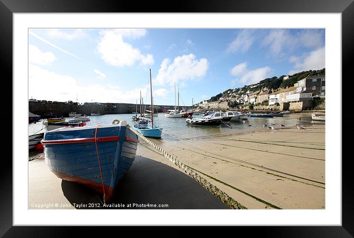 Mousehole Framed Mounted Print by John Taylor