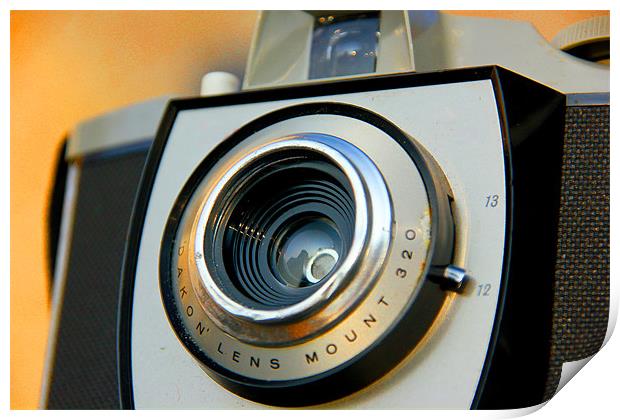 Retro Film Camera Print by Buster Brown