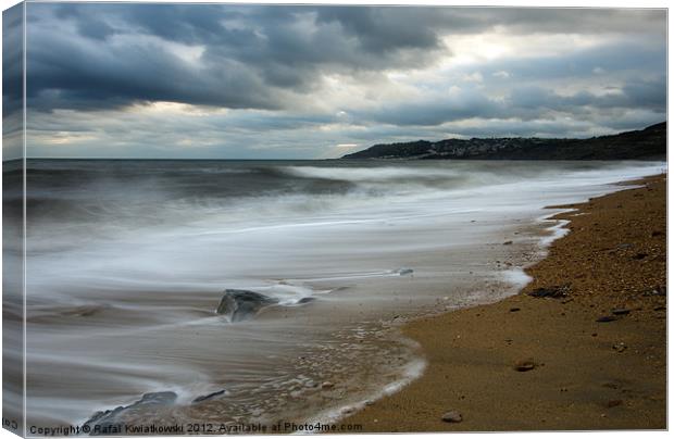 Lyme Bay Canvas Print by R K Photography