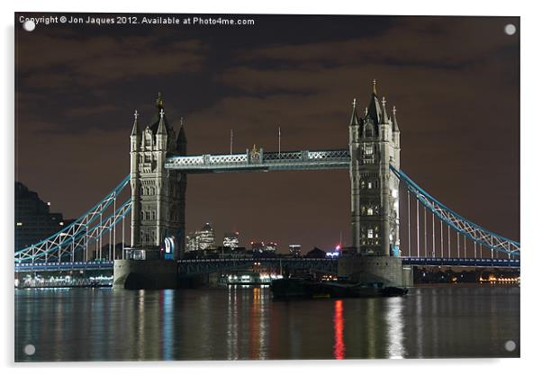 Tower Bridge Acrylic by Jon Jaques