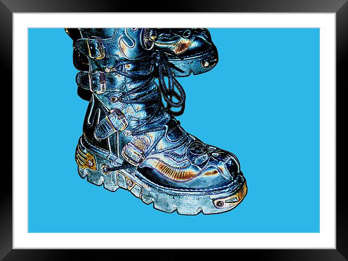 Rock On Framed Mounted Print by Wayne Molyneux