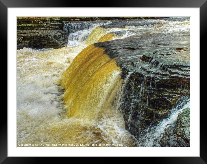 Lower Falls Aysgarth Framed Mounted Print by Colin Williams Photography