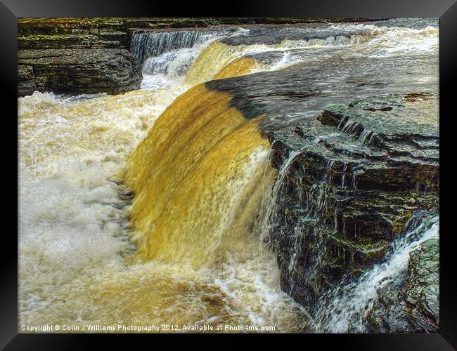 Lower Falls Aysgarth Framed Print by Colin Williams Photography