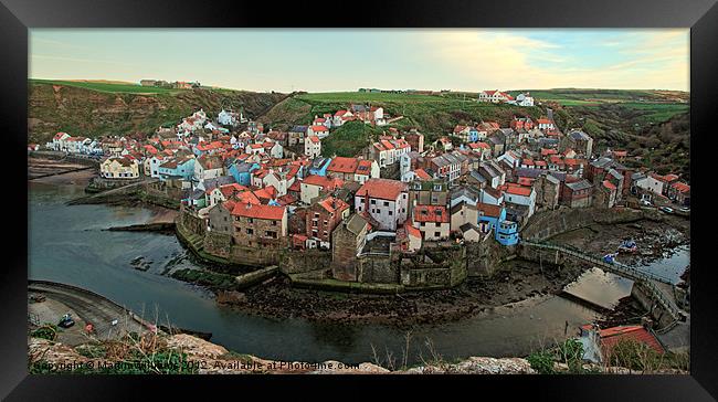 Staithes Framed Print by Martin Williams