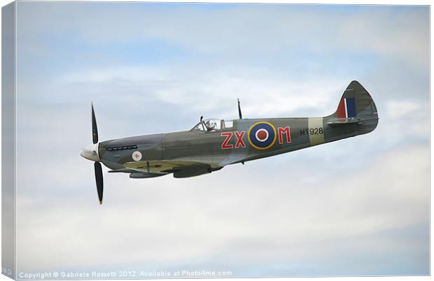 SPITFIRE #2 Canvas Print by Gabriele Rossetti