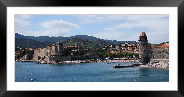 Collioure Framed Mounted Print by John Taylor