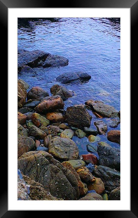 Tranquility in colour Framed Mounted Print by kris ohlsson