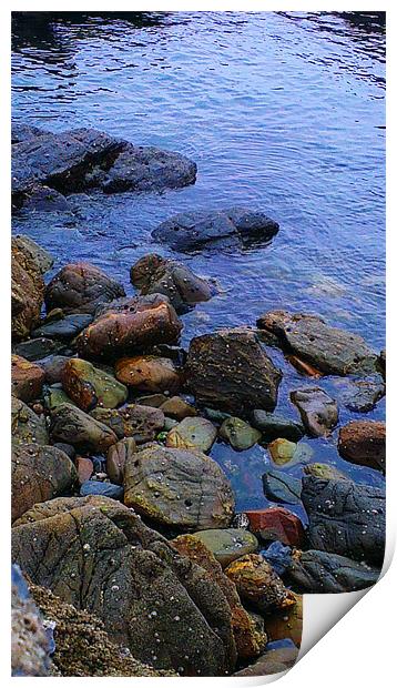 Tranquility in colour Print by kris ohlsson