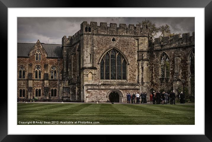 Bishops Gate Wells Framed Mounted Print by Andy dean