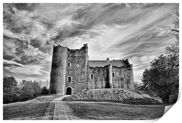 Doune Castle Stirlingshire Print by Buster Brown