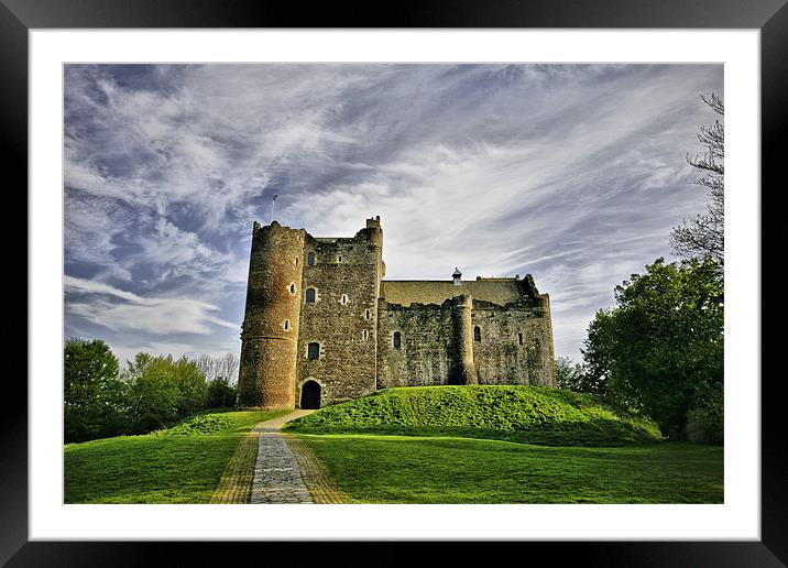 Doune Castle Stirlingshire Framed Mounted Print by Buster Brown