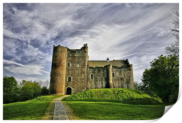 Doune Castle Stirlingshire Print by Buster Brown