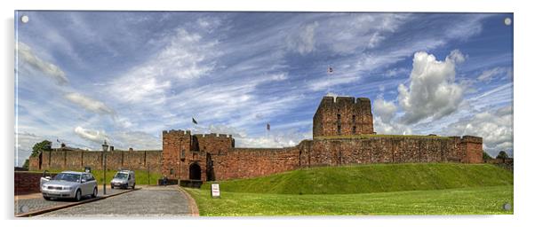Carlisle Castle Acrylic by Tom Gomez