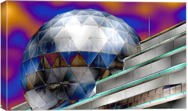 UNDER AN ABSTRACT DOME Canvas Print by Robert Happersberg