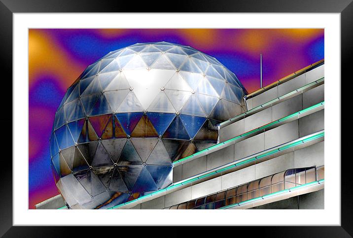 UNDER AN ABSTRACT DOME Framed Mounted Print by Robert Happersberg