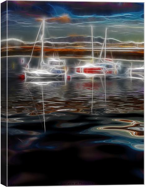 Ghost ships Canvas Print by Fiona Messenger