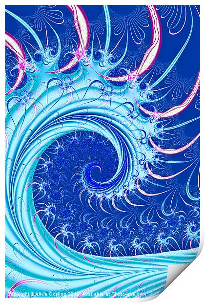 The Wave Print by Alice Gosling