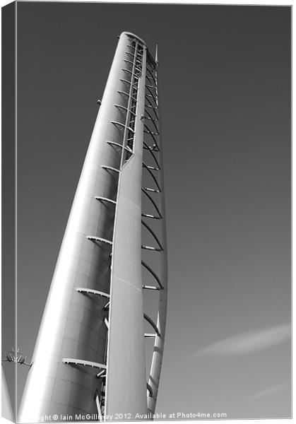 Glasgow Science Centre Tower Canvas Print by Iain McGillivray