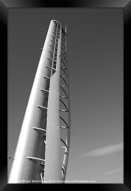 Glasgow Science Centre Tower Framed Print by Iain McGillivray
