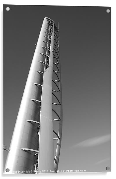 Glasgow Science Centre Tower Acrylic by Iain McGillivray