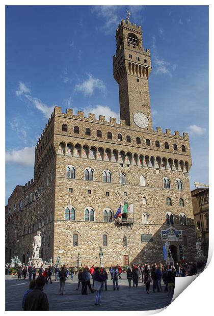 Palazzo Vecchio Print by Kieran Brimson