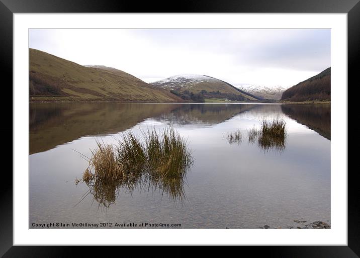 St Mary's Loch Framed Mounted Print by Iain McGillivray
