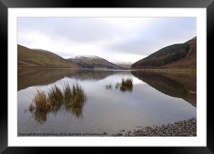 St Mary's Loch Framed Mounted Print by Iain McGillivray
