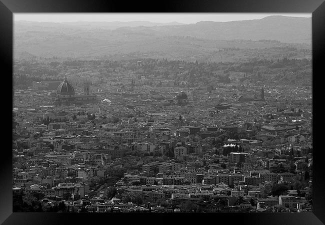 The City of Florence Framed Print by Kieran Brimson