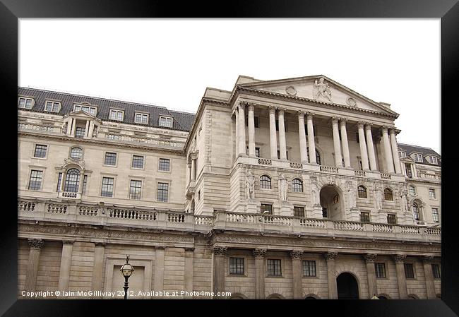 Bank of England Framed Print by Iain McGillivray