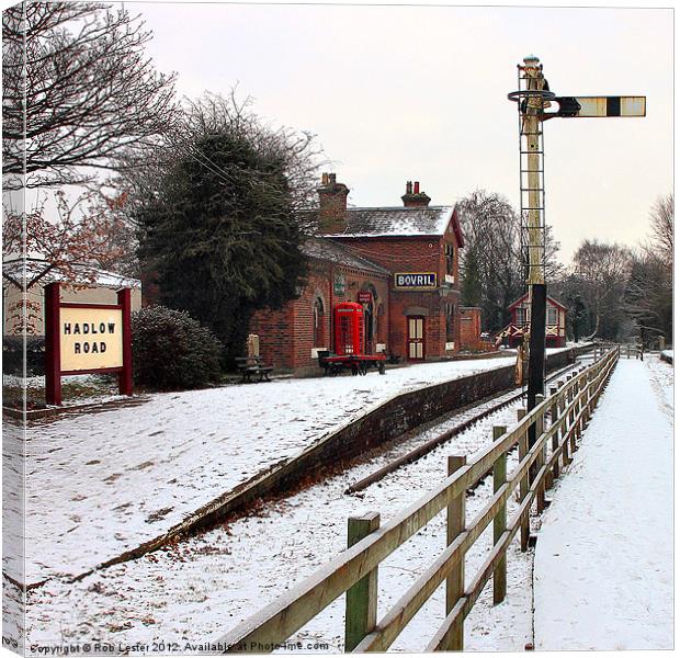 Hadlow Road Station Canvas Print by Rob Lester