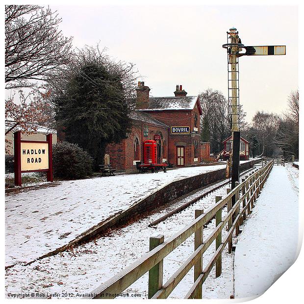 Hadlow Road Station Print by Rob Lester